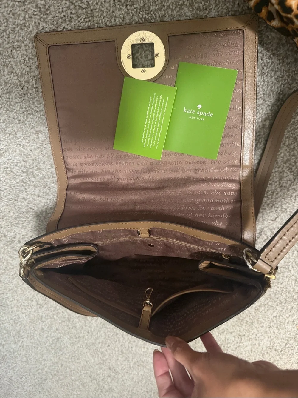 kate spade structured leather
